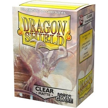 Sleeves Dragon Shield StandardMatte Clear100ks