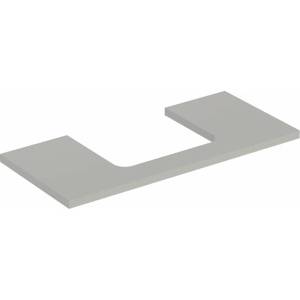 Geberit Плот за мивка Geberit One с централен изрез, матово сиво, 105 см (505.284.00.7)