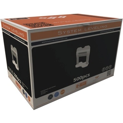Spony 2 mm leveling system KLS Multi Tools 500 ks KLSSPONA12BOX