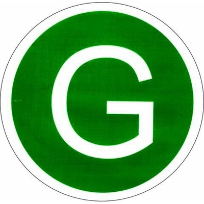 Samolepící štítek G