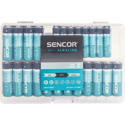 Sencor SBA LR6+LR03 32 AA+16 AAA BOX Alk – Zboží Mobilmania
