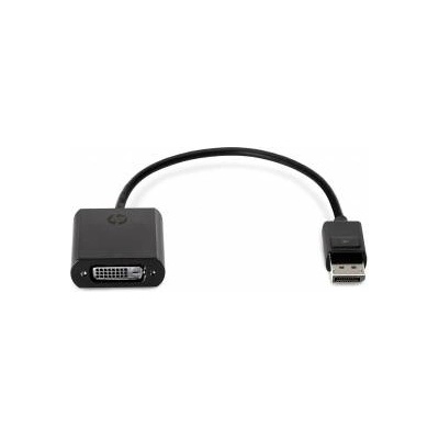 HP Compaq Преходник HP F7W96AA, DisplayPort към DVI, черен