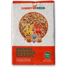 Rabbit&Weed Hobliny podestýlka lisovaná KLASIK 60 l /1,5 kg