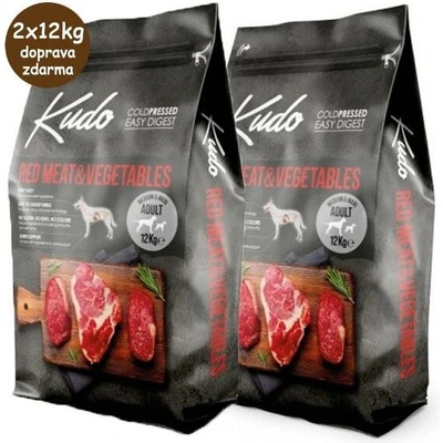 Kudo Dog LG Adult Medium & Maxi Red Meat 12 kg