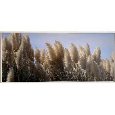 Bondecor Obraz "Pampa" - tisk na plátno vložené do MDF rámu, 134x59cm