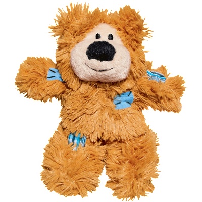 KONG Patchwork мече играчка за малки кучета и котки