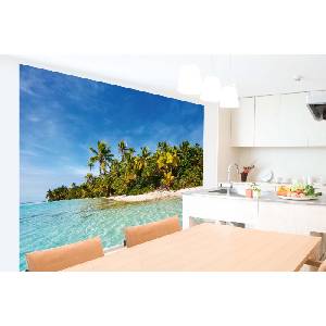 DIMEX ART Самозалепваща се флизелинова фототапета тропически палми 375 x 250 см