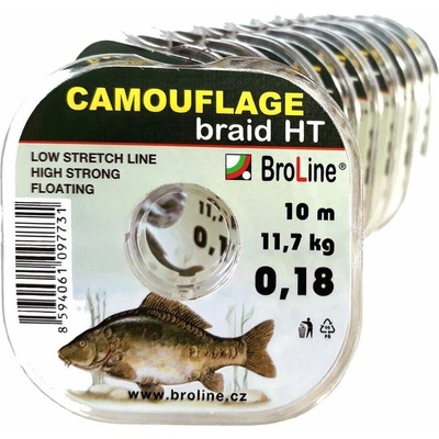 Broline šňůra Camouflage 10m 0,20mm 13,7kg