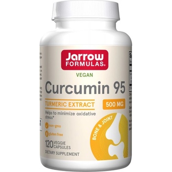 Image 1 of Jarrow Formulas Curcumin 95 500 mg | 95% Curcuminoids Turmeric Extract [120 капсули]