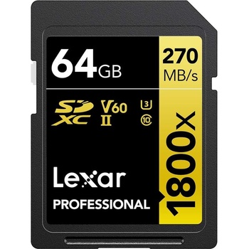 Lexar SDXC UHS-II 64 GB LSD1800064G-BNNNG
