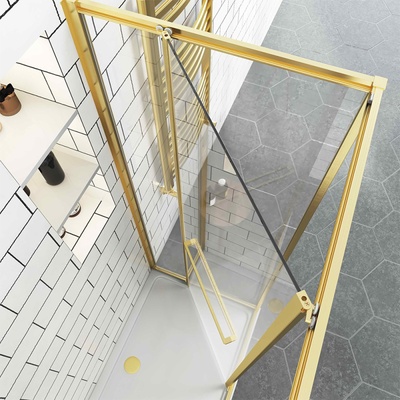 Inter ceramic ПАРАВАН ЗА КАБИНА graziana 5-90200bg 90х200 brush gold (5-90200bg)
