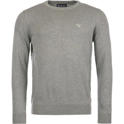 Barbour Pima Cotton Crew Neck Sweater Grey