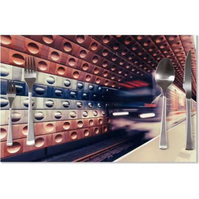 Sablio Prostírání Metro v barevné stanici 40x30cm