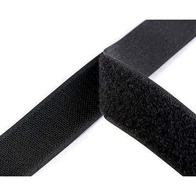 Stoklasa Suchý zip háček + plyš 780022/2 černý, šířka 3cm (v metráži)