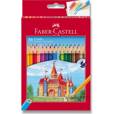 Faber Castell šesťhranné pastelky 36 farieb