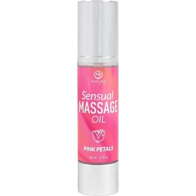 Масажно олио, ароматно и овлажняващо - Pink Petals Massage Oil 50ml (D-244006)