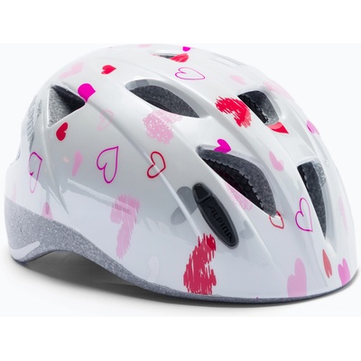Alpina Детска велосипедна каска Alpina Ximo white hearts