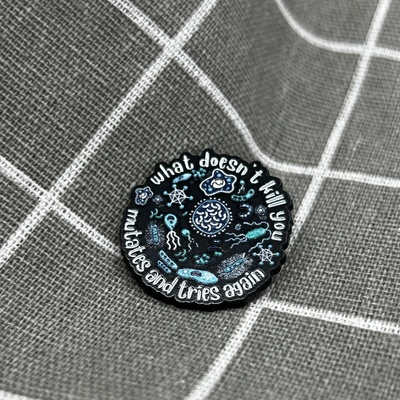 Pinarna What doesn’t kill you mutates and tries again modré – Zboží Dáma