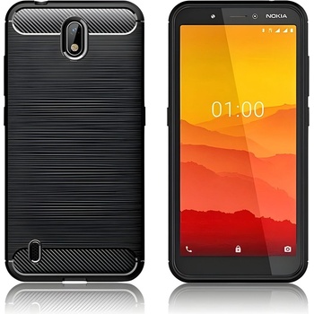Nokia Carbon Shield TPU калъф за Nokia C1 - Черен KP19346
