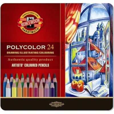 KOH-I-NOOR Polycolor Artist's Coloured Pencils Комплект цветни моливи Цветен 24 бр (3824024002PL)