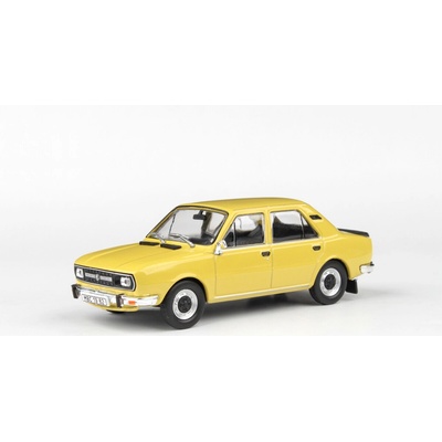 Abrex Model Škoda 120L 1982 užovka Žlutá Kanárková 1:43