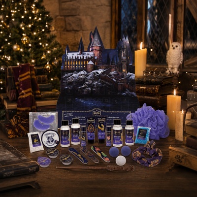 Mad Monkey Adventný kalendár s kozmetikou Harry Potter: Rokfort (24 darčekov)