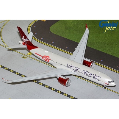Atlantic Gemini A330-941 Virgin Airways 2010s Colors w. 40th Birthday sticker. Named Ruby Rebel 1:200