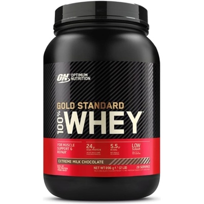 Optimum Nutrition Gold Standard 100% Whey, млечен шоколад, 908 g, Optimum Nutrition