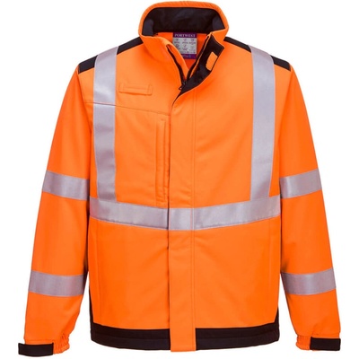 Portwest MV72 Modaflame Multi Norm Arc Softshell bunda oranžová/navy
