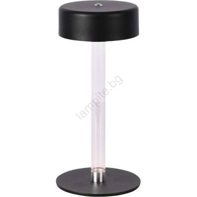 V-TAC Led регулируема презареждаема настолна лампа led/3w/5v 3000-6000k черна (vt1741)
