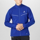 Salomon Agile softshell Jkt Surf The Web modrá