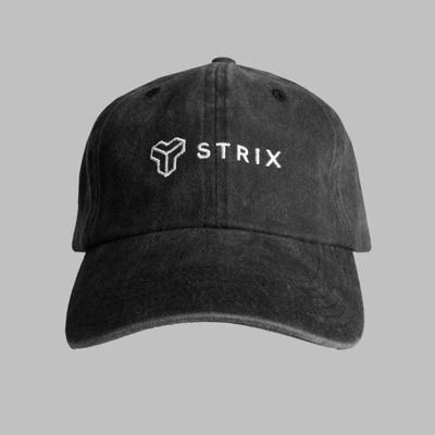 STRIX Washed Cap Black – Zboží Dáma
