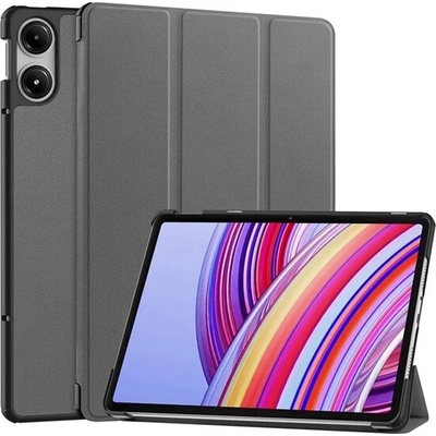 GIGAPACK púzdro s podstavcom pre Redmi Pad Pro, s efektom kože, aktívne FLIP, stolný držiak, Tmavošedá GP-159642