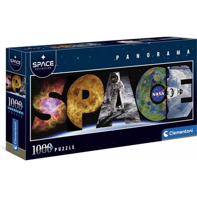 CLEMENTONI Panoramatické Space: NASA 1000 dílků
