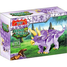 DINO WORLD Jurský park Triceratops kompatibilní 11cm