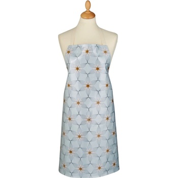 Cooksmart Modrá bavlněná zástěra s tělových vázáním Purity