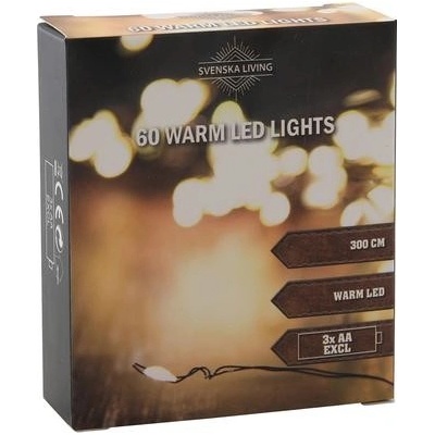 HIT Světelný řetěz 60LED 300cm