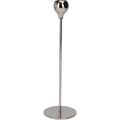 SVIETNIK na kónic svieč 30cm striebr.//A98810540