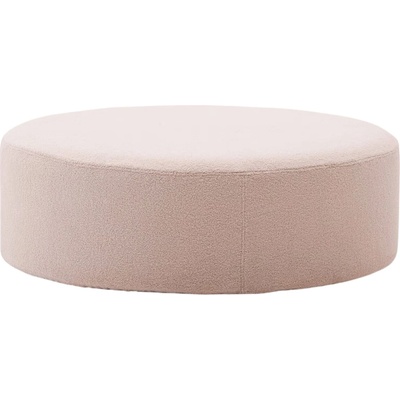 Kave Home Růžový bouclé taburet Kaeli 120 cm