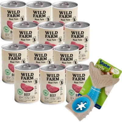 Wild Farm Pate Beef 12 x 400 g