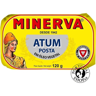 Portugal Shop Tuňák ve slunečnicovém oleji, Minerva, 120 g