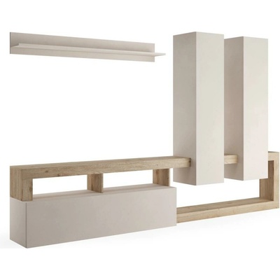 MC Akcent Lenor kašmír / světlý dub 763130K – Zboží Dáma