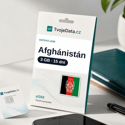 eSIM Afghánistán 3 GB / 14 dní