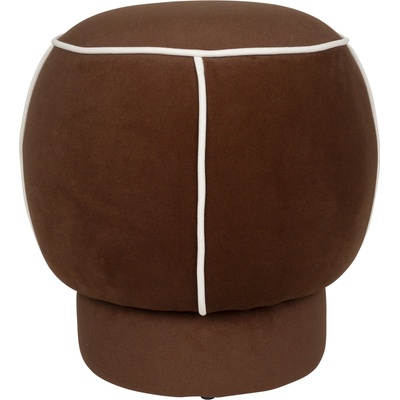 White Label Living Puf Marina průměr 45 cm červený