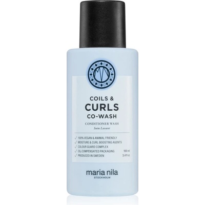 Maria Nila Coils & Curls Co-Wash šampon a kondicionér pro vlnité a kudrnaté vlasy 100 ml