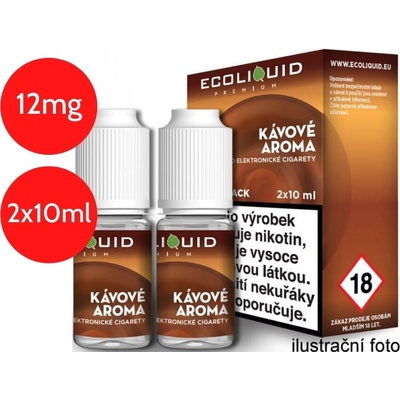 Ecoliquid Premium 2Pack Coffee 2 x 10 ml 12 mg