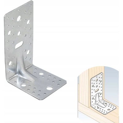 Domax Uholník s prelisom KP6 172x105x90x3mm