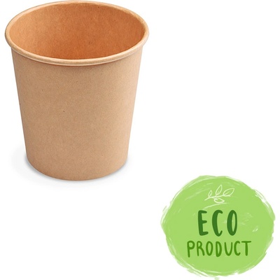 Wimex Papírový kelímek kraft Ø62mm 110 ml – Zboží Dáma