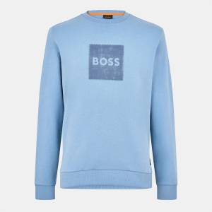 HUGO BOSS Блуза Boss Men's Stitch Crew Crew Sweatshirt - Pastel Blue 451
