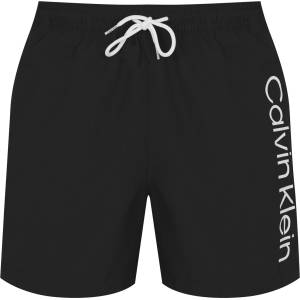 Calvin Klein Бански гащета Calvin Klein Large Logo Swim Shorts - Black